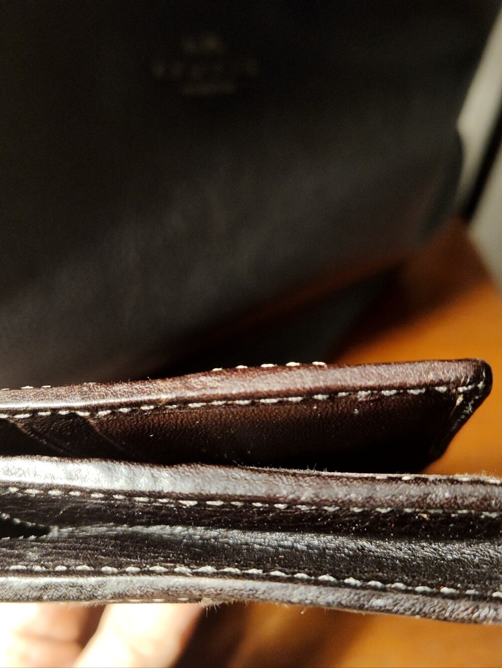 Coach Black Leather Shoulder Bag with Snake-Print Trim And Wallet - Picture 12 of 15